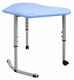 Школьный стол трапеция ШСТ29 с пластиковой столешницей фото